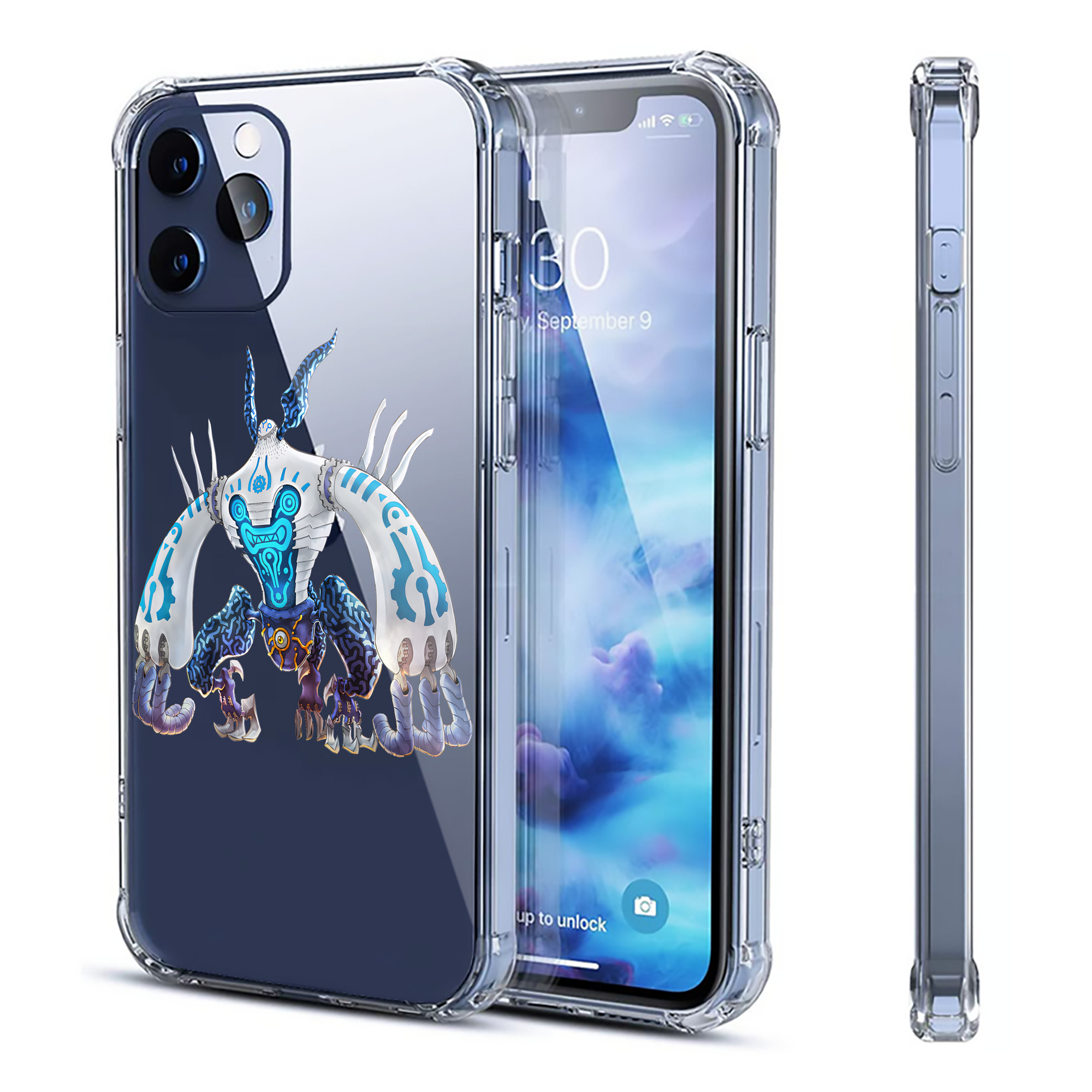 （画像用） 遊☆戯☆王 Yu-Gi-Oh! 【iPhone 12シリーズ対応】透明スマホケース（クリアソフトケース）